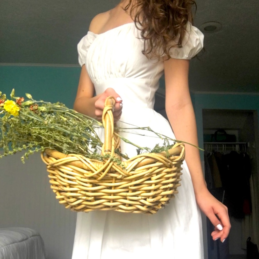 Hearts and Found Loretta Dress in White